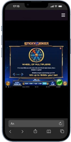 Sticky Joker Wheel